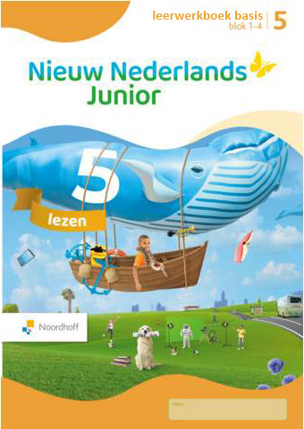 Nieuw Nederlands Junior Lezen - grp 5 - Leerwerkboek Blok 1-4 