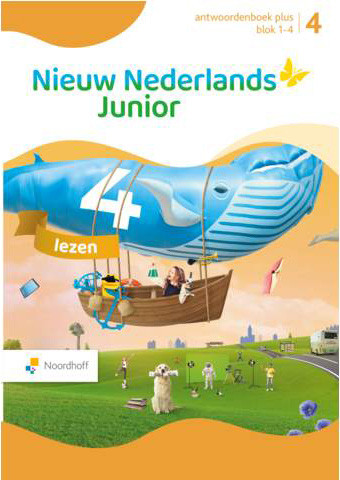 Nieuw Nederlands Junior Lezen - grp 4 - Leerwerkboek Plus Blok 1-4 Antwoorden