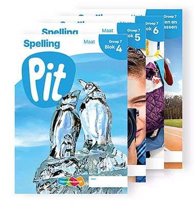 Pit Spelling - groep 7 - Leerwerkschrift Maat - blok 4 t/m 6 en herhalen en toepassen