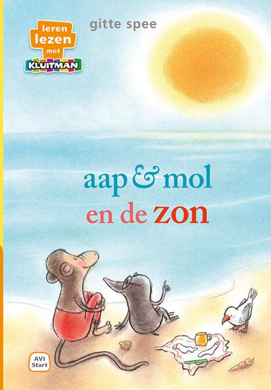 Leren lezen met Kluitman - aap & mol en de zon (AVI-Start)
