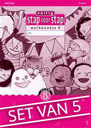 Veilig stap voor stap - Werkboek 08 (set van 5 exemplaren)