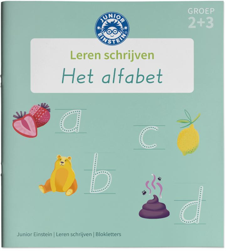 Junior Einstein Leren schrijven - het alfabet (blok schrift)