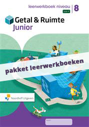 Getal en Ruimte Junior - groep 8 - Pakket Leerwerkboeken NIVEAU blok 1 t/m 8 + naar de eindtoets