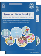 Junior Einstein Rekenen - Oefenboek groep 8 - deel 1 en 2