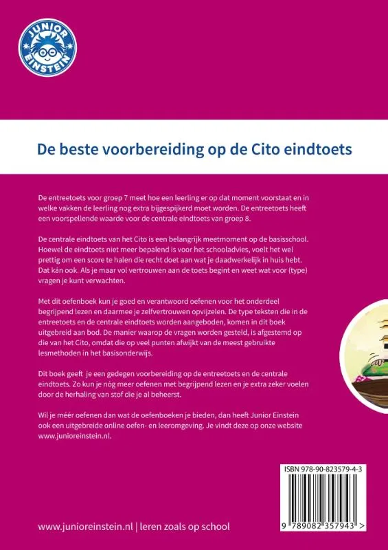 Citotoets begrijpend lezen 2 - Oefenboek - groep 7 en 8