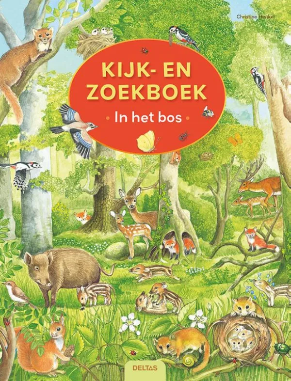 9789044755244 - Kijk- en zoekboek - In het bos