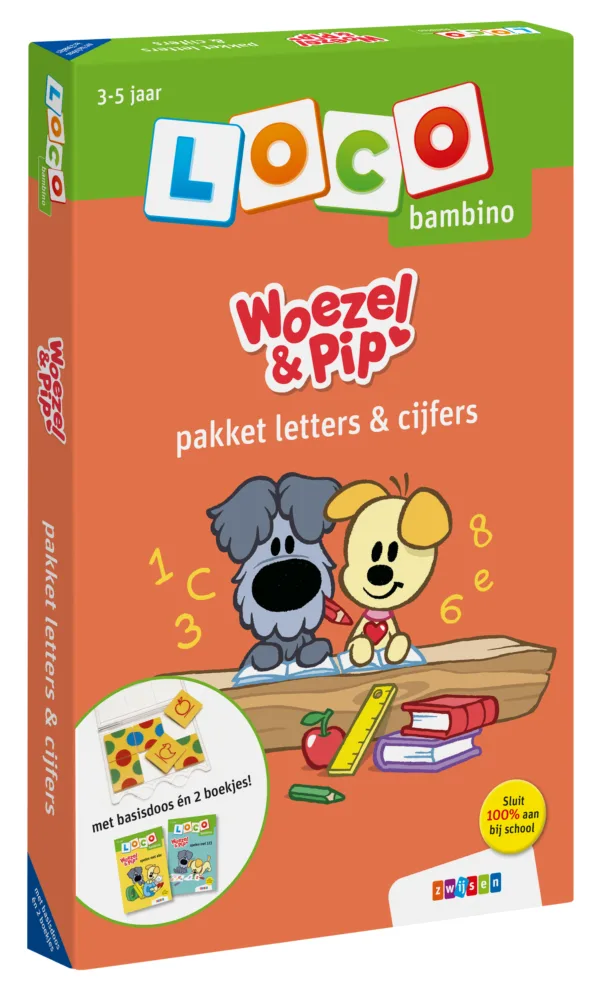 9789048741557 - Loco bambino Woezel & Pip pakket letters & cijfers