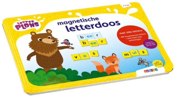 9789048752195 - Letterplons Magnetische letterdoos