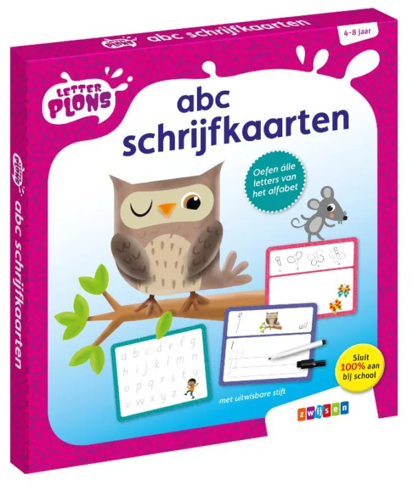 9789048753840 - Letterplons abc schrijfkaarten