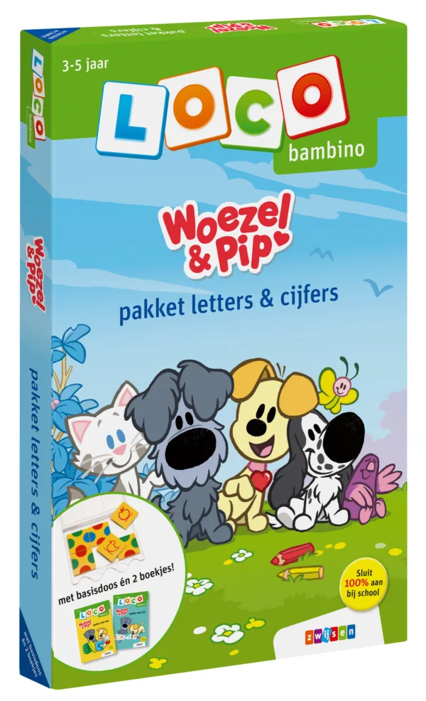 9789048757442 - Loco bambino Woezel & Pip pakket letters & cijfers