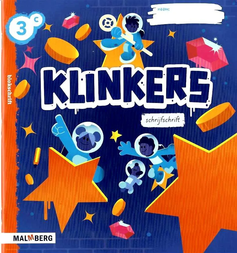 9789402085822 - Klinkers 2 - groep 3 - blokschrift - Schrijfschrift C